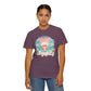 COMFORT COLORS - Stay Salty Beach T-Shirt — Retro Sunset Palm Tee