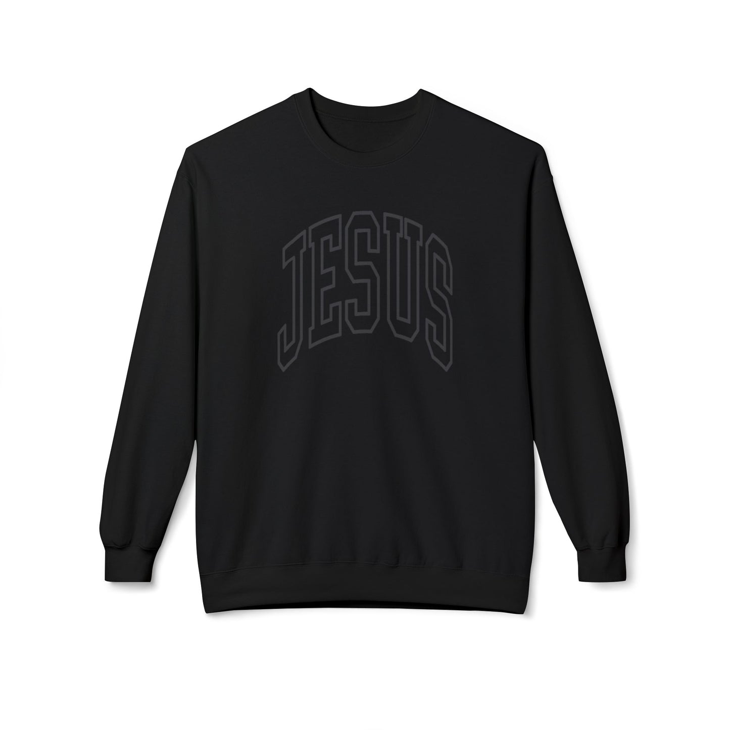 Jesus Arch Logo Sweatshirt — Christian Crewneck Pullover