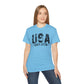 GILDAN - USA EST.1776 T-Shirt — Vintage Patriotic American Tee for 4th of July