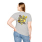 Softball T-Shirt — "No Place Like Home" Yellow Glove & Bat Design