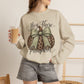 GILDAN - Hey There Pumpkin Sweatshirt — Leopard Pumpkin with Olive Bow Fall Crewneck