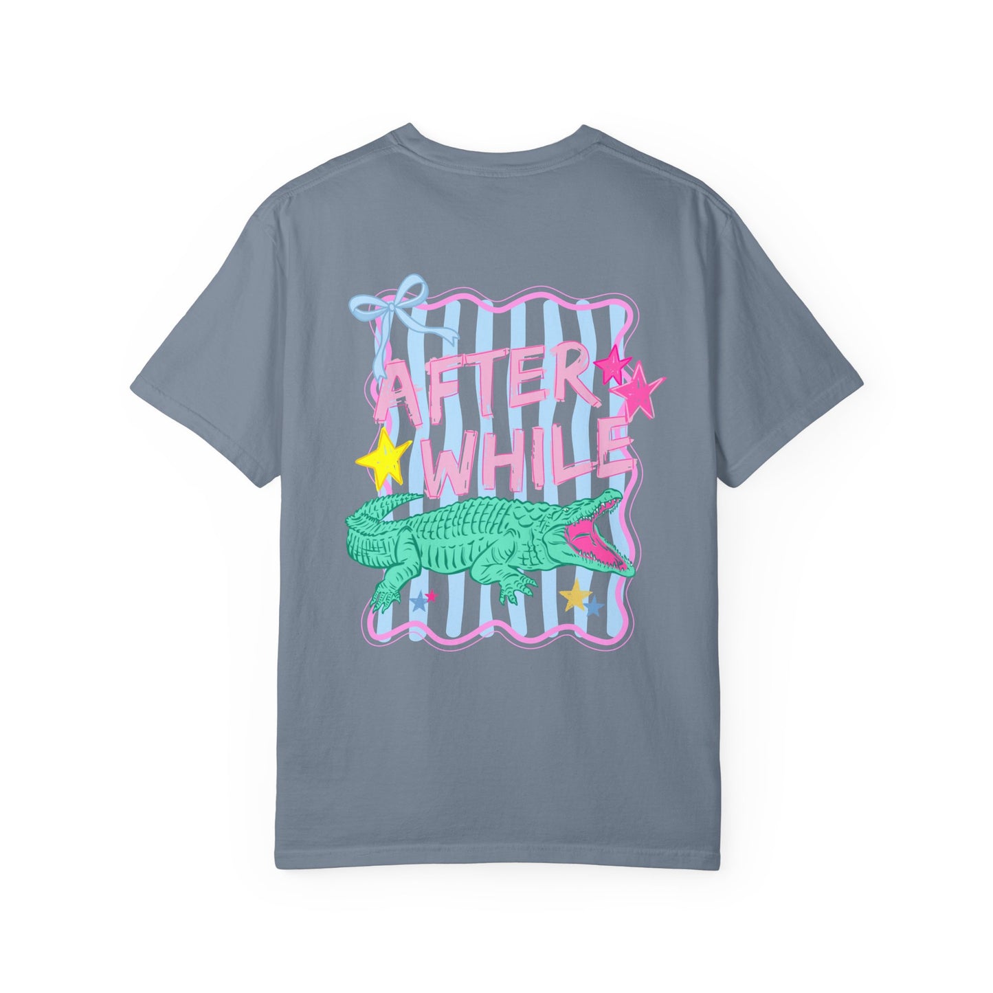 COMFORT COLORS - After While Crocodile T-Shirt — Pastel Retro Graphic Tee