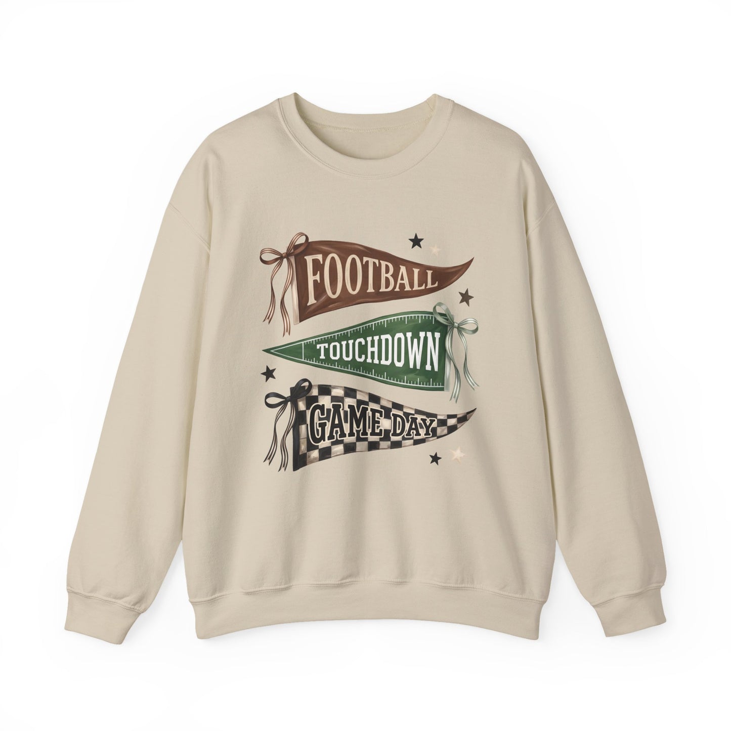 GILDAN - Football Touchdown Game Day Crewneck Sweatshirt