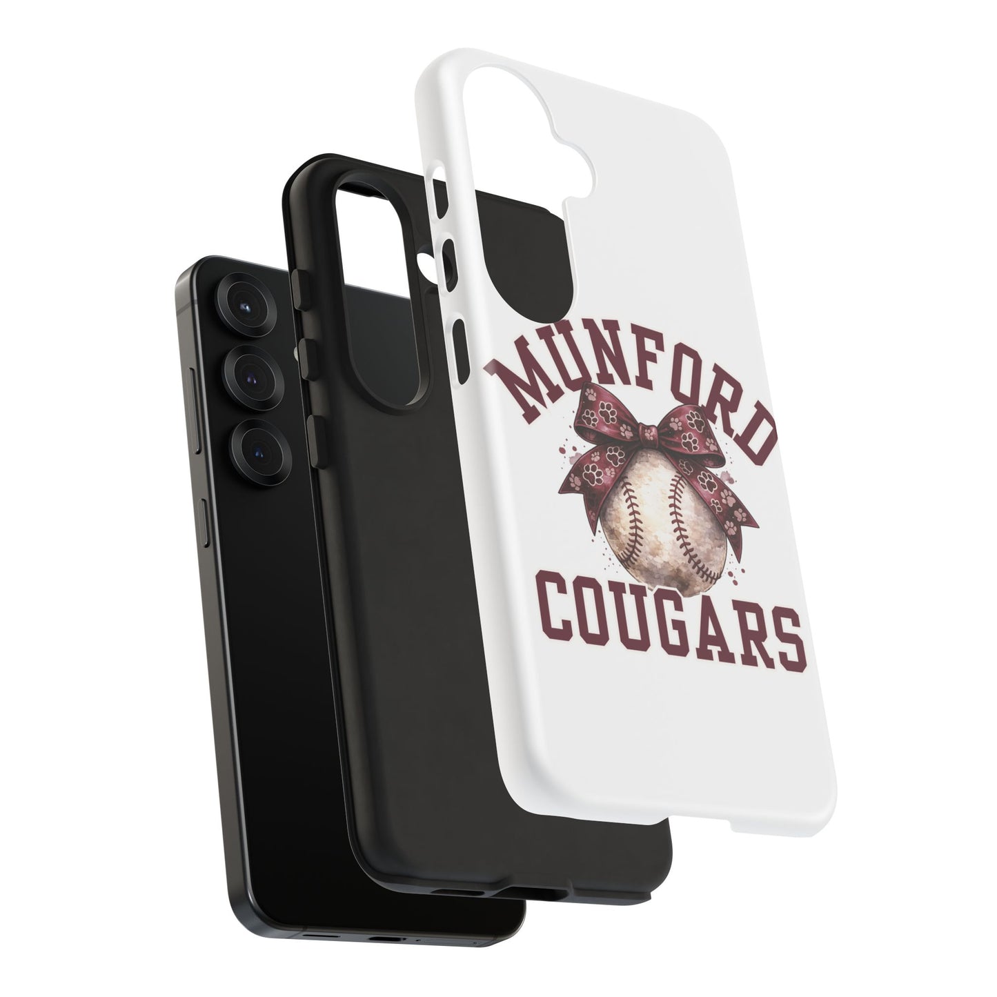 *** NEED TO PERSONALIZE THIS ? - DO NOT PURCHASE THIS ITEM - EMAIL ME @REFININGFAITHCOMPANY@GMAIL.COM - Munford Cougars Baseball Phone Case - Tough Cases Sports Team Phone Cover