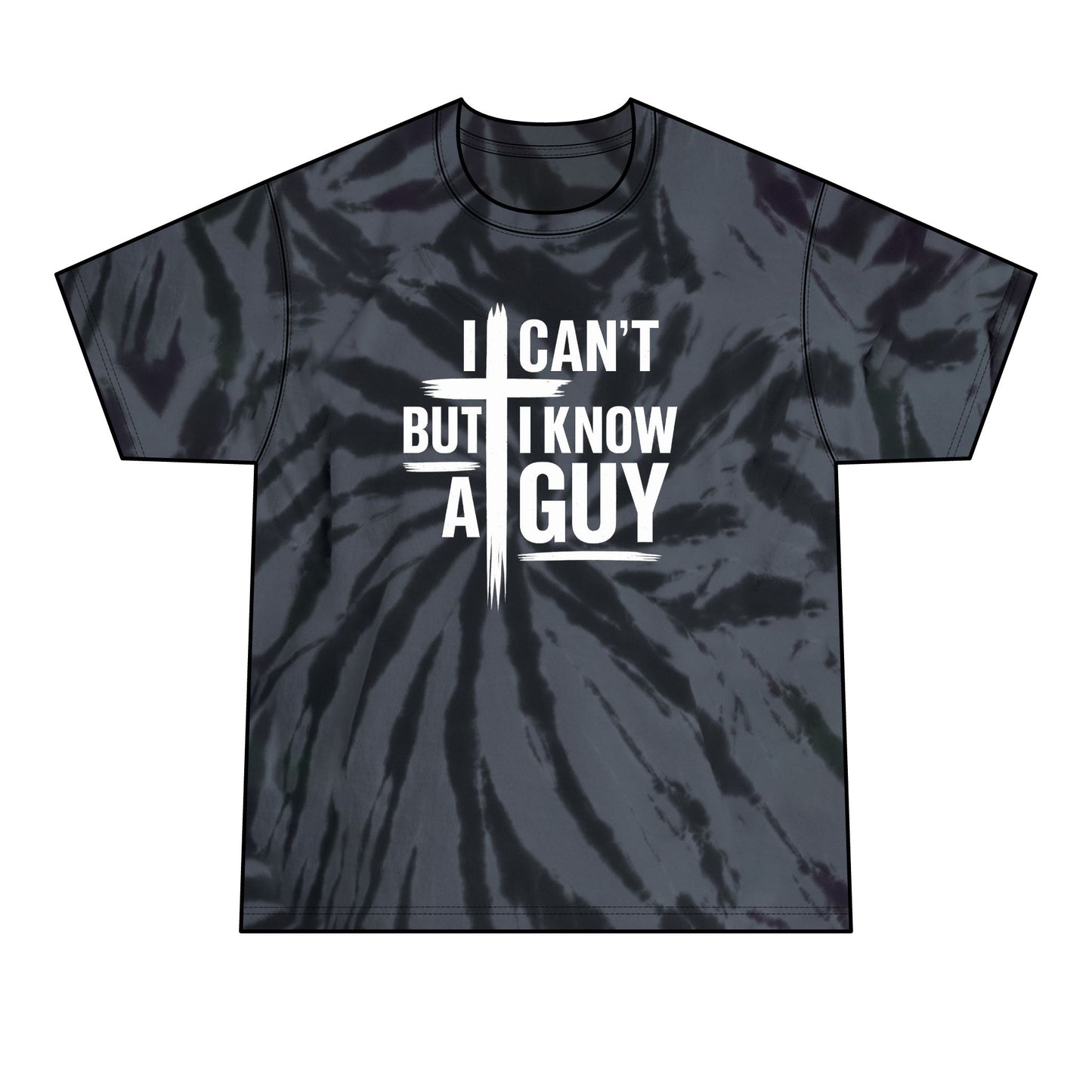 I Can't But I Know A Guy Tie-Dye Tee — Men's Graphic Casual Shirt