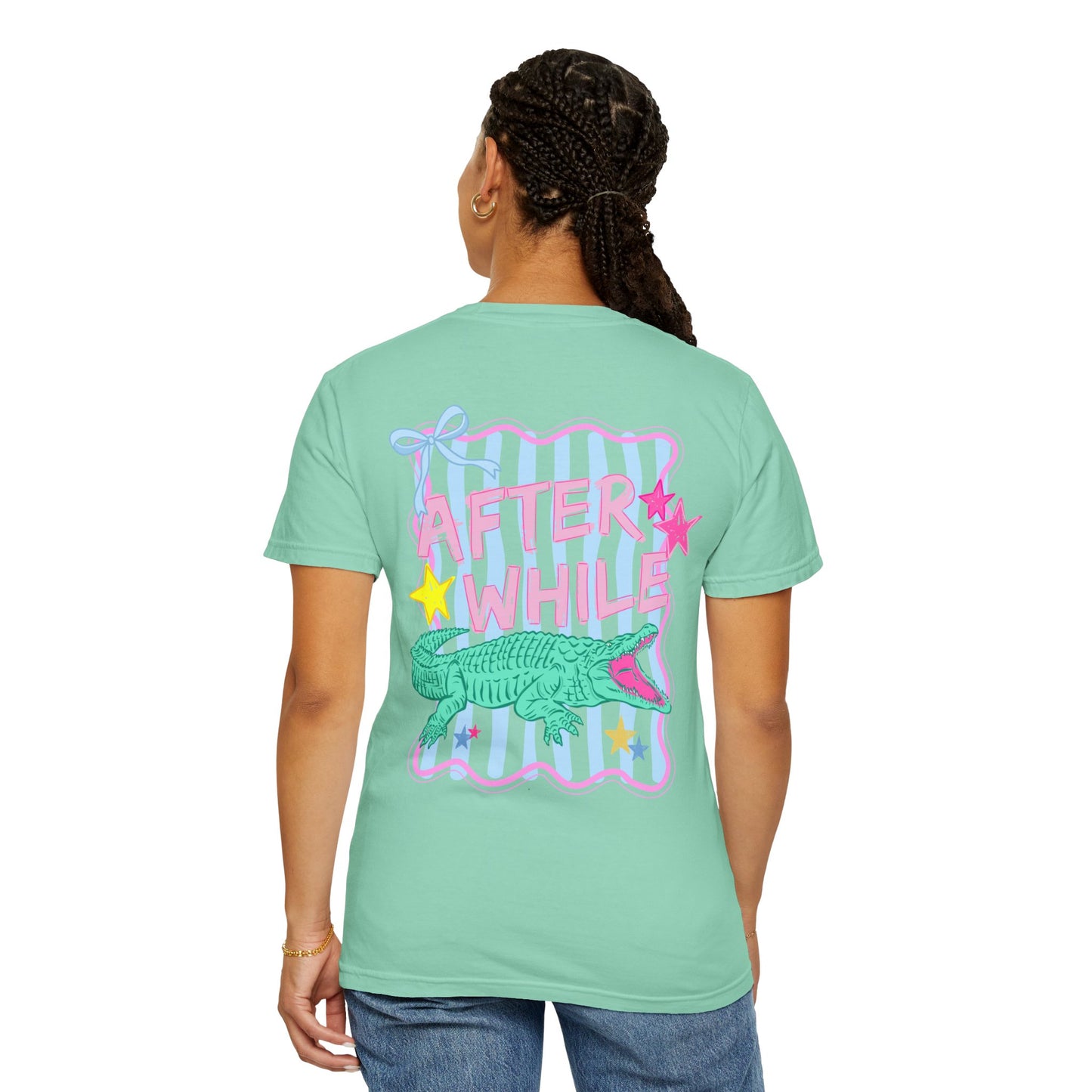 COMFORT  COLORS - Later/Afterwhile Alligator T-Shirt — Retro Pastel Graphic Tee