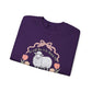 HE LEFT THE 99 WITH RIBBON FRAME ADULT SWEATSHIRT - FRONT AND BACK PRINT