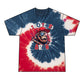 Patriotic Ape Tie-Dye Tee – "250 Years Bruh" Graphic Men’s Shirt