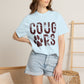 COMFORT COLORS - Cougars Distressed Paw T-Shirt