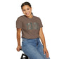 COMFORT COLORS - Teacher Graphic T-Shirt — Floral Pattern "TEACHER" Tee