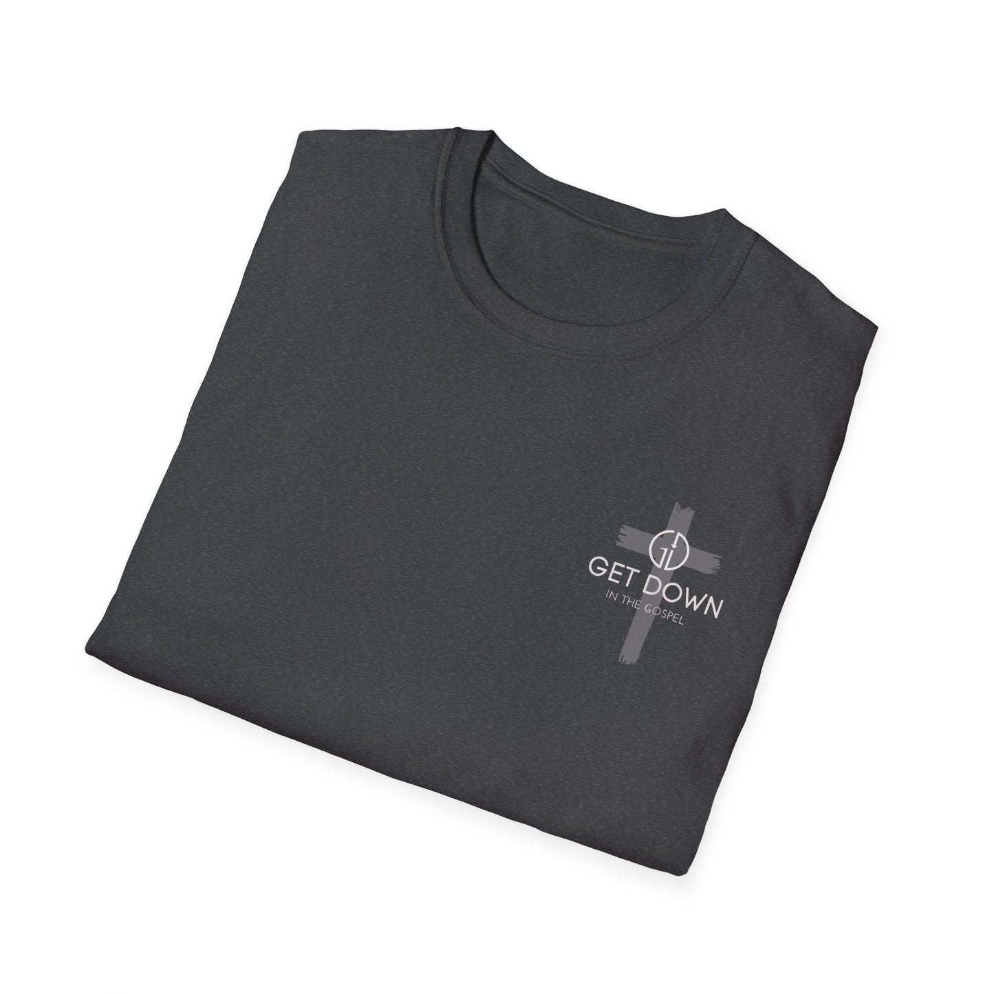 Christian T-Shirt — “He Must Increase, I Must Decrease” Cross Graphic