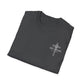 Christian T-Shirt — “He Must Increase, I Must Decrease” Cross Graphic