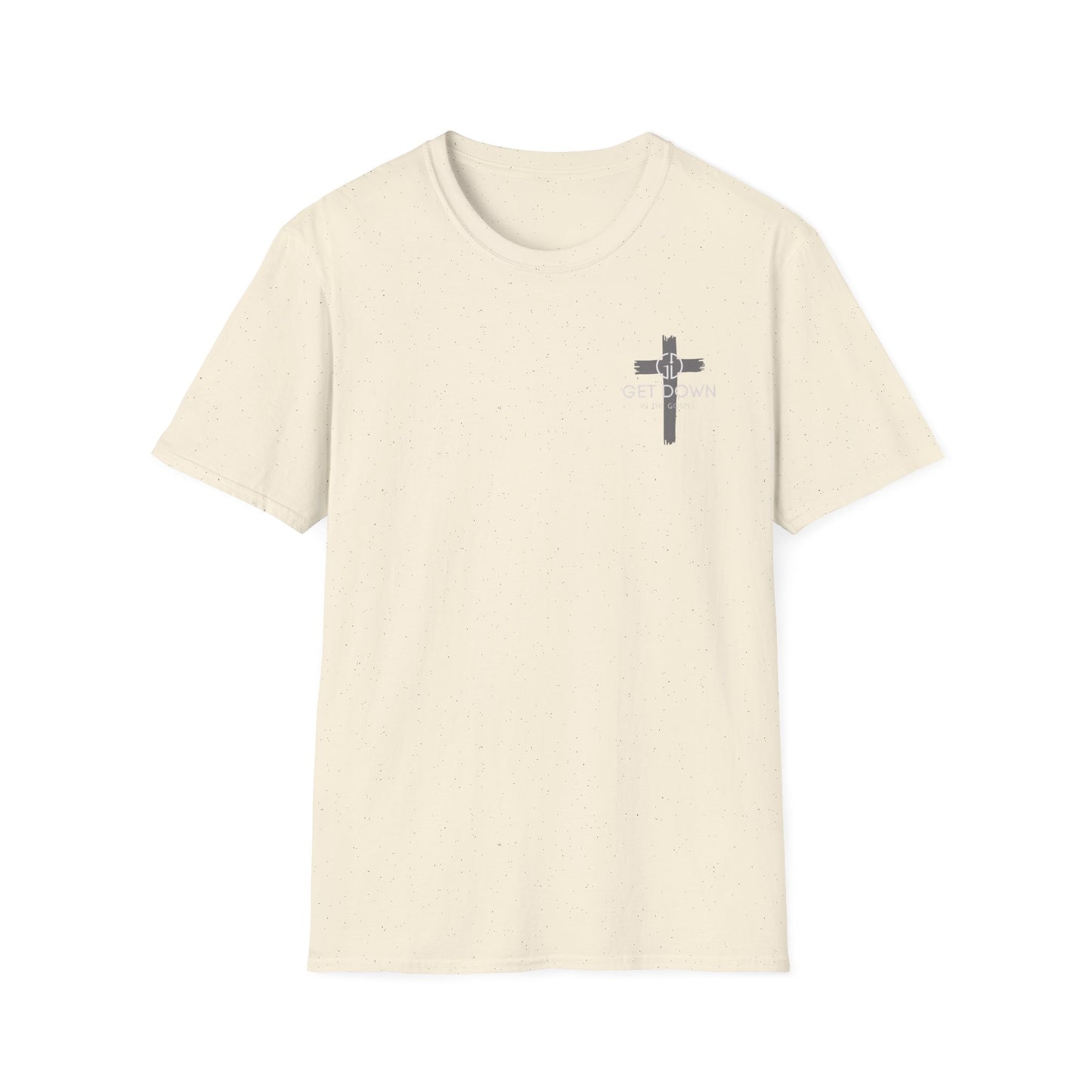 Christian T-Shirt — “He Must Increase, I Must Decrease” Cross Graphic