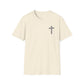 Christian T-Shirt — “He Must Increase, I Must Decrease” Cross Graphic