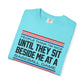 COMFORT COLORS - Baseball Fan T-Shirt — "People Think I'm Nice Until They Sit Beside Me at a Baseball Game"