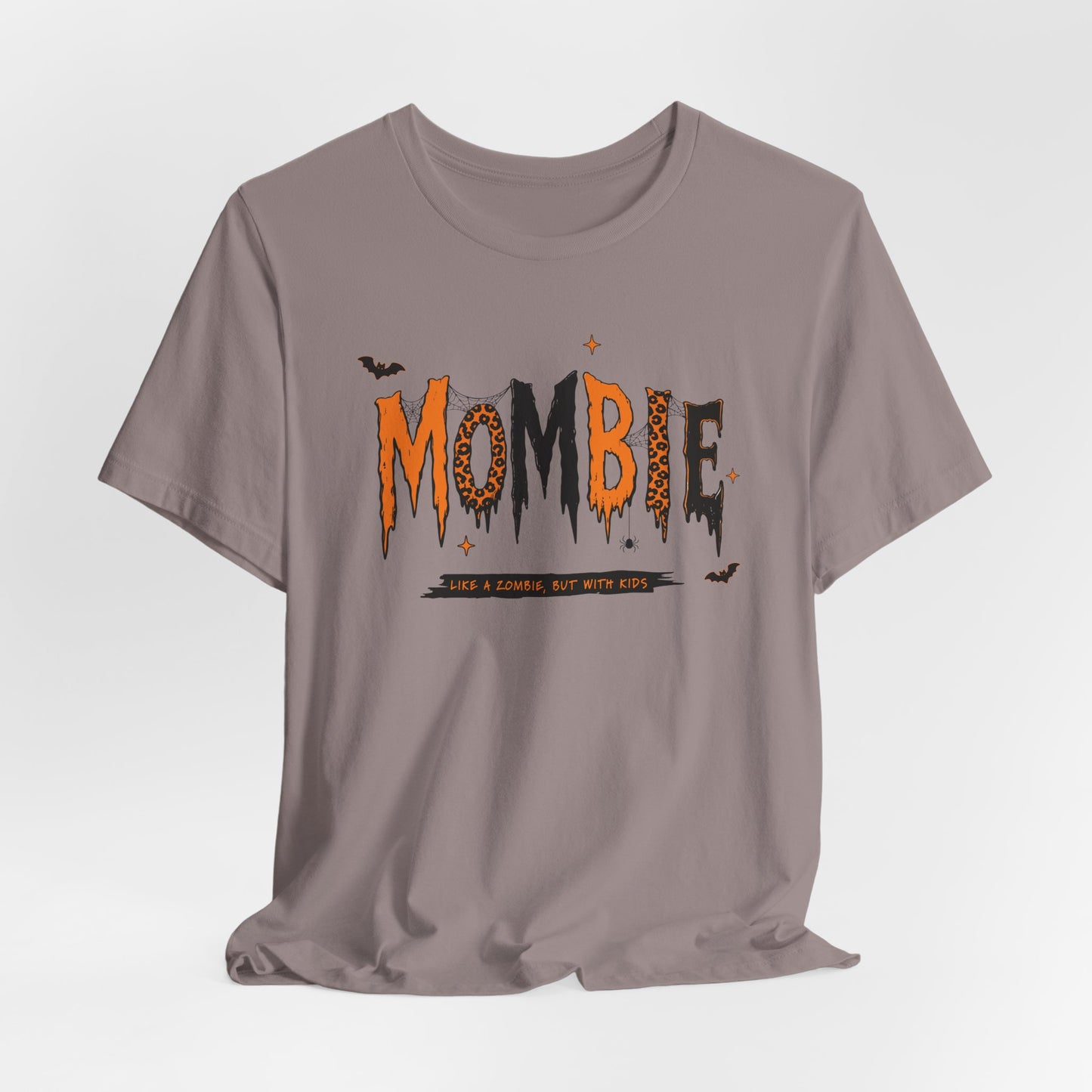 BELLA CANVAS - Zombie Tee — "Mombie (Like A Zombie, But Mom)" Halloween Graphic Shirt