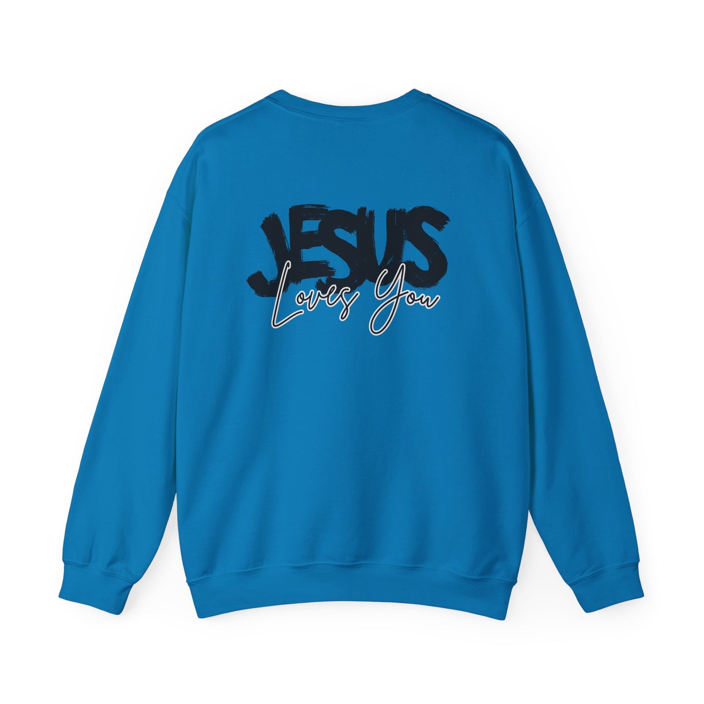 JESUS LOVES YOU NEUTRAL ADULT SWEATSHIRT