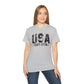 GILDAN - USA EST.1776 T-Shirt — Vintage Patriotic American Tee for 4th of July