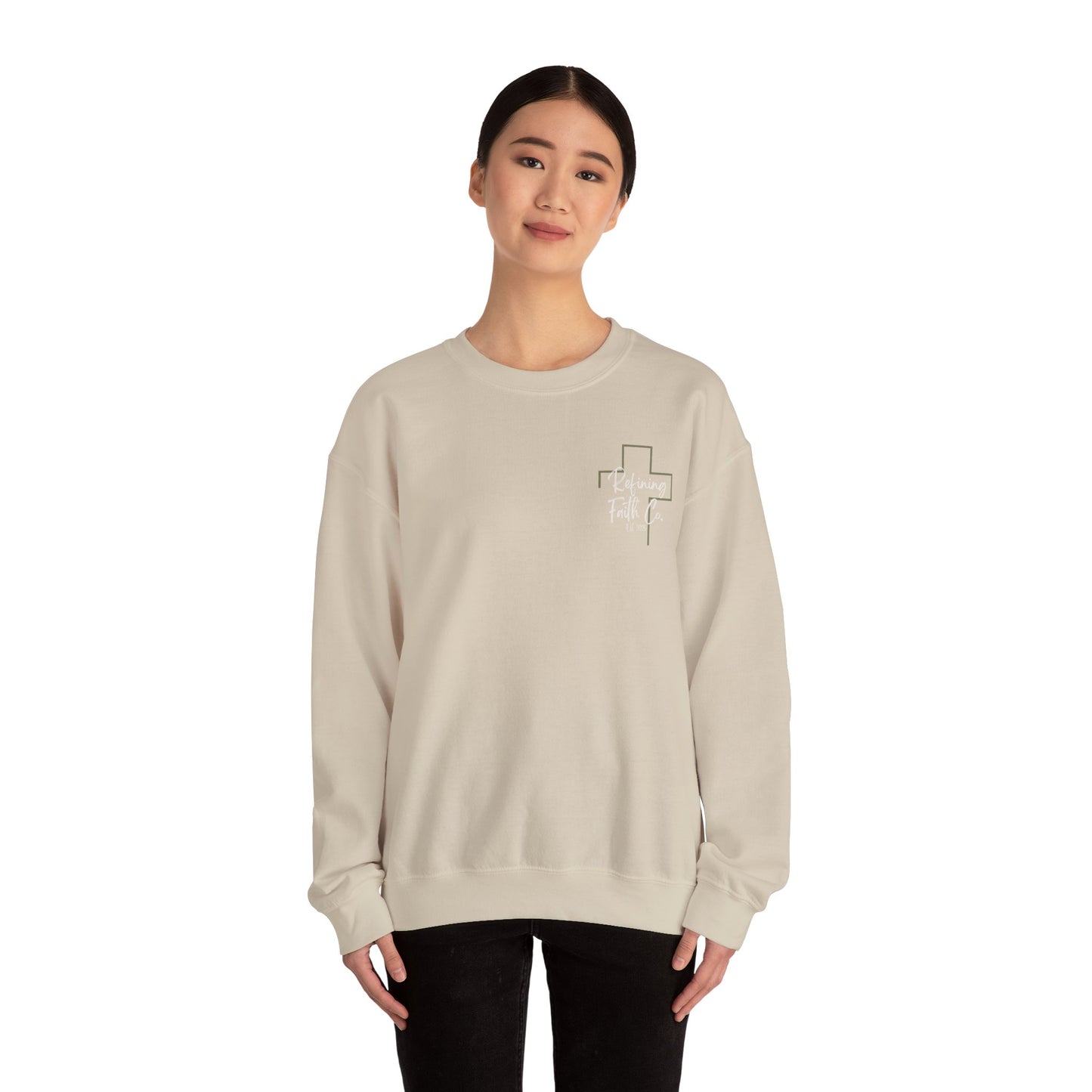 YOU ARE SO LOVED GREEN FONT ADULT SWEATSHIRT