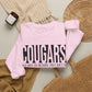 GILDAN -Cougars Crewneck Sweatshirt – “They Hate Us Because They Ain’t Us” Retro Sports Style