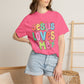 COMFORT COLORS - Jesus Loves Me T-Shirt — Colorful Retro Kids/Youth Faith Tee