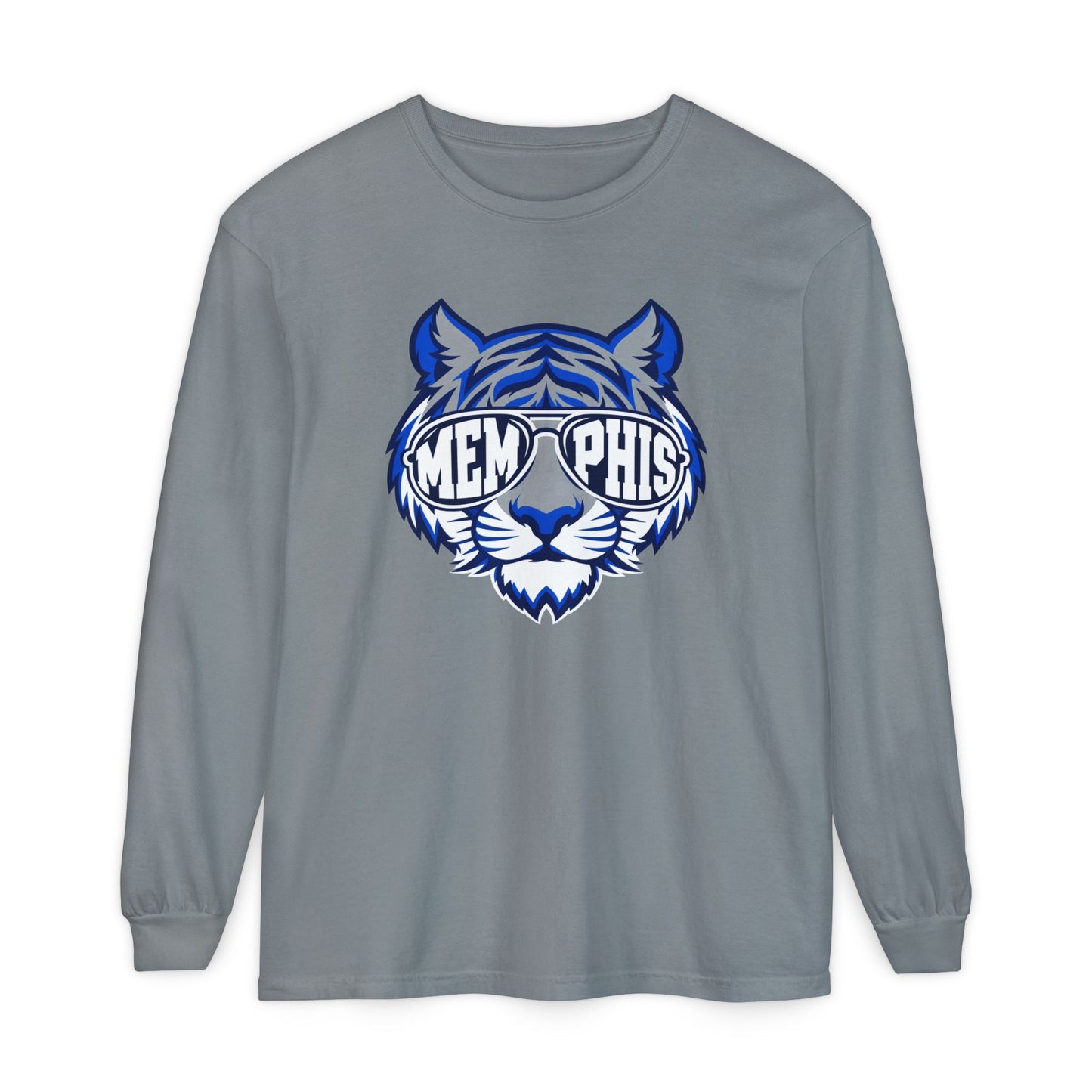 COMFORT COLORS - Memphis Tiger Sunglasses Long Sleeve Tee
