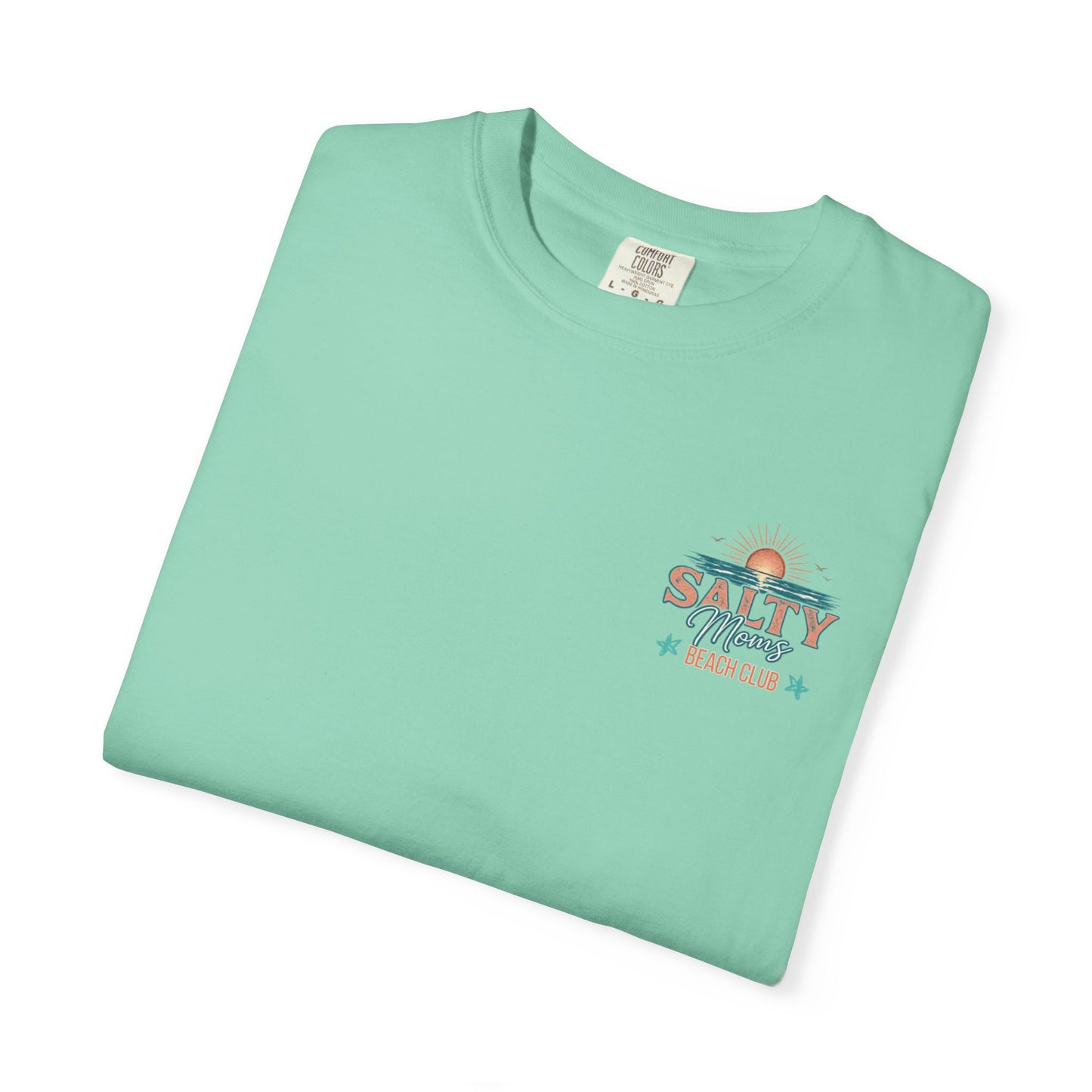 COMFORT COLORS - Salty Vibes Beach Club T-Shirt — 'Salty Memory' Coastal Graphic Tee