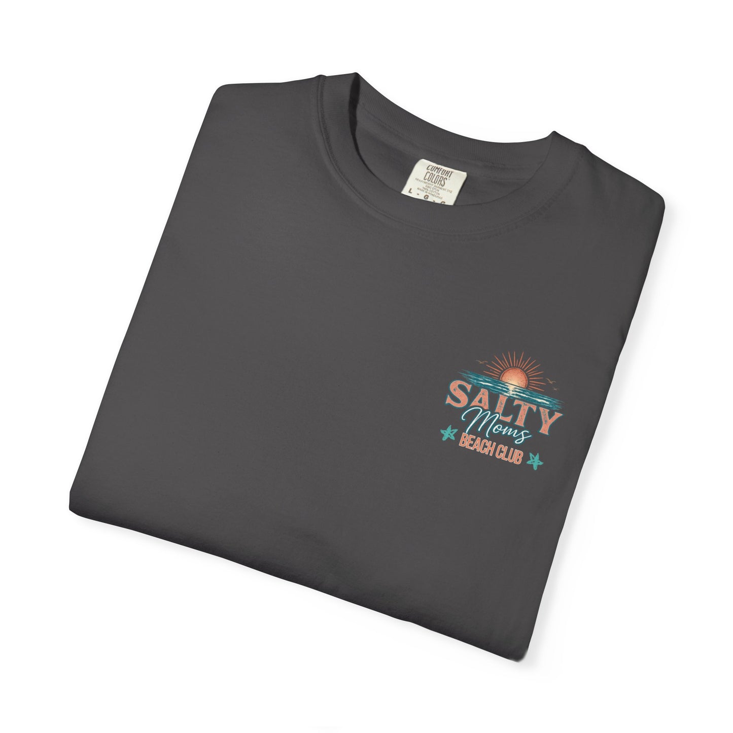 COMFORT COLORS - Salty Vibes Beach Club T-Shirt — 'Salty Memory' Coastal Graphic Tee