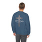 GILDAN -GET DOWN IN THE GOSPEL GRAY CROSS WHITE FONT