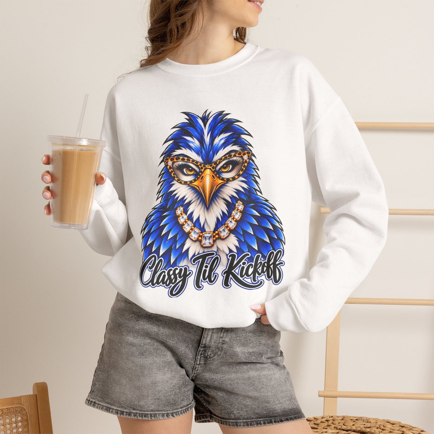 GILDAN - Classy ’Til Kickoff Owl Sweatshirt