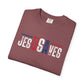 COMFORT COLORS - USA Minimalist Flag T-Shirt — Patriotic Red & Blue Graphic Tee