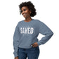 COMFORT COLORS - Saved By Grace Sweatshirt — Christian Inspirational Crewneck