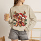 GILDAN - Cute Christmas Reindeer Crewneck Sweatshirt