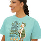 COMFORT COLOR CROP TOP - Mom Trusting God Tee — "Keep Her Ducks in a Row" Cute Duck Mom Shirt