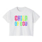 COMFORT COLORS - Child of God Boxy Tee — Women's Rainbow Faith T‑Shirt