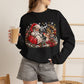 GILDAN - Christmas Santa and Reindeer Crewneck Sweatshirt