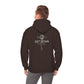GET DOWN IN THE GOSPEL ADULT HOODIE GREEN CAMO CROSS