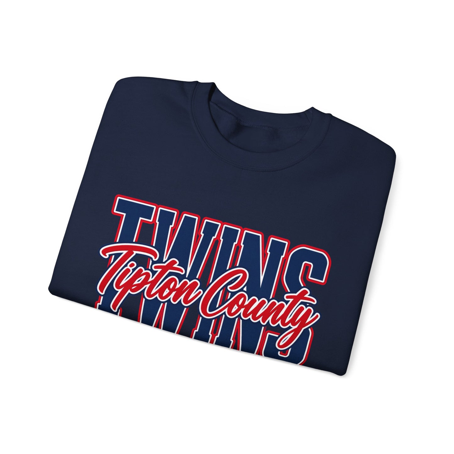 GILDAN - Crewneck Sweatshirt - Tipton County Twins Retro Logo