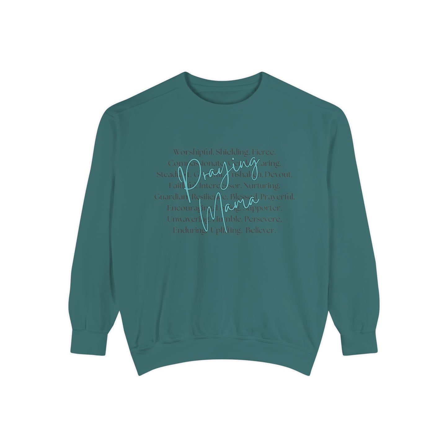 COMFORT COLORS - Peace Script Sweatshirt — Inspirational 'Peace' Typography Crewneck
