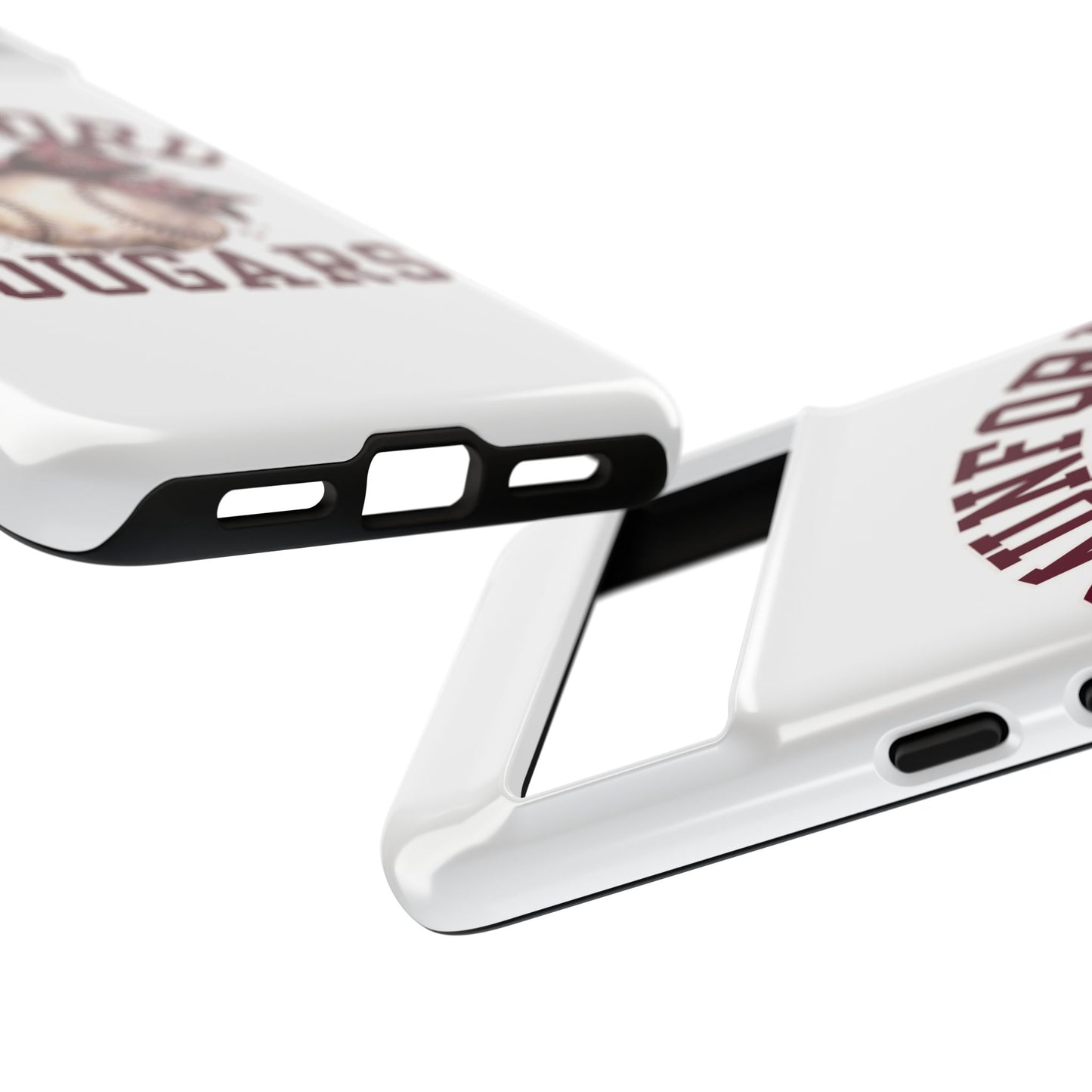 *** NEED TO PERSONALIZE THIS ? - DO NOT PURCHASE THIS ITEM - EMAIL ME @REFININGFAITHCOMPANY@GMAIL.COM - Munford Cougars Baseball Phone Case - Tough Cases Sports Team Phone Cover