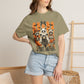 COMFORT COLORS - Spooky and Feral Halloween T-Shirt — Raccoon & Pumpkin Costume Tee