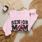 GILDAN - Senior Mom Football Crewneck Sweatshirt — "The Final Season" 2024