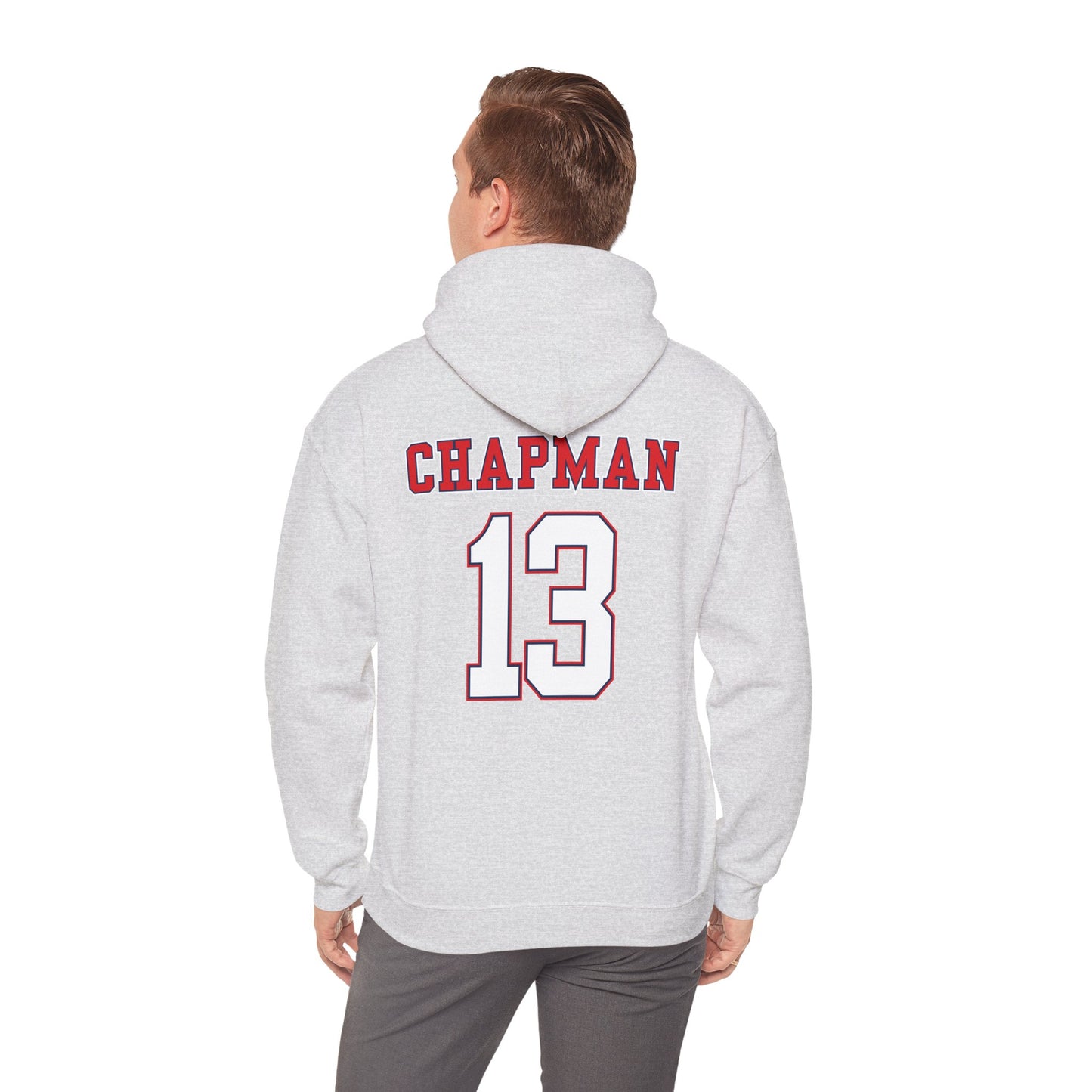 Twins Baseball Hoodie — Tipton County Team Logo & Custom Number (Chapman 13)