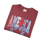 COMFORT COLORS  - America Graphic T-Shirt – Patriotic Red White Blue Tee with Ribbon