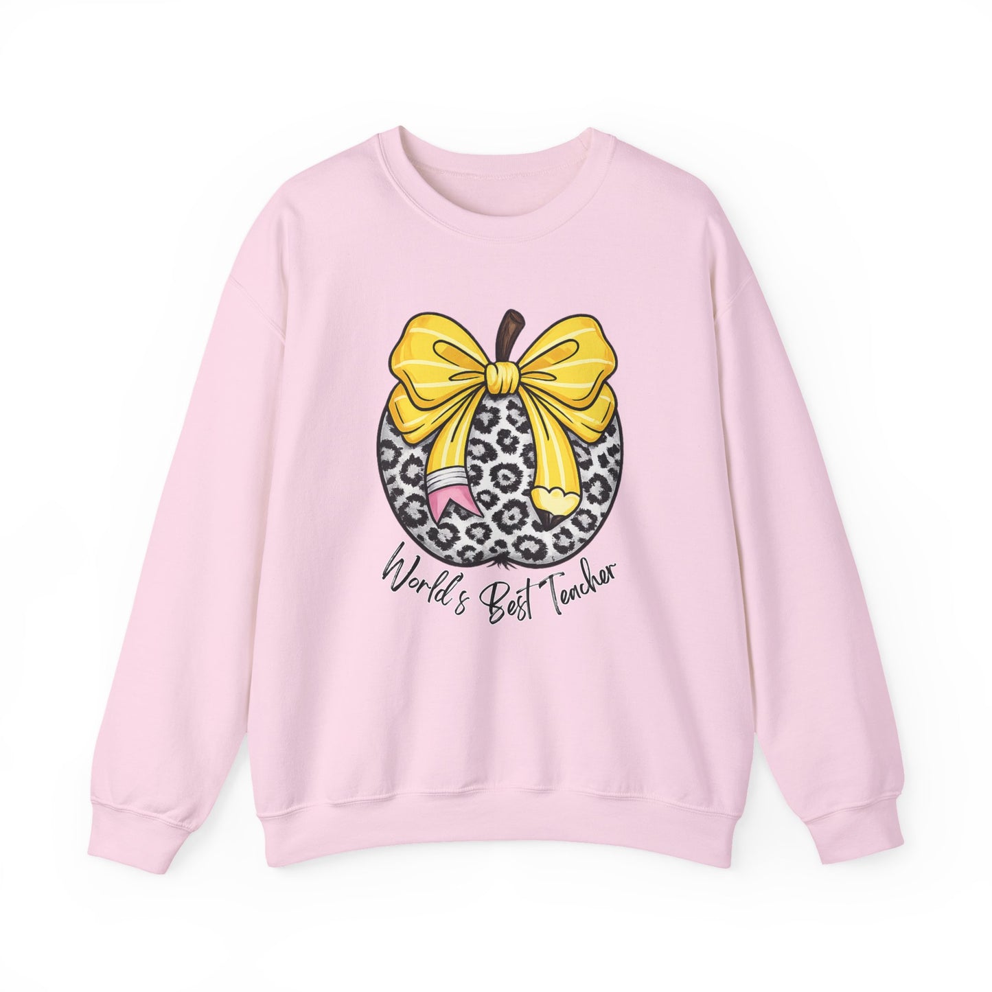 GILDAN - World's Best Teacher Unisex Heavy Blend™ Crewneck Sweatshirt