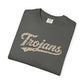 COMFORT COLORS - Trojans Leopard Script T-Shirt