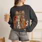 GILDAN - Give Thanks Thanksgiving Bow Sweatshirt