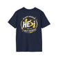 Christian T-Shirt — “He Must Increase, I Must Decrease” Cross Graphic