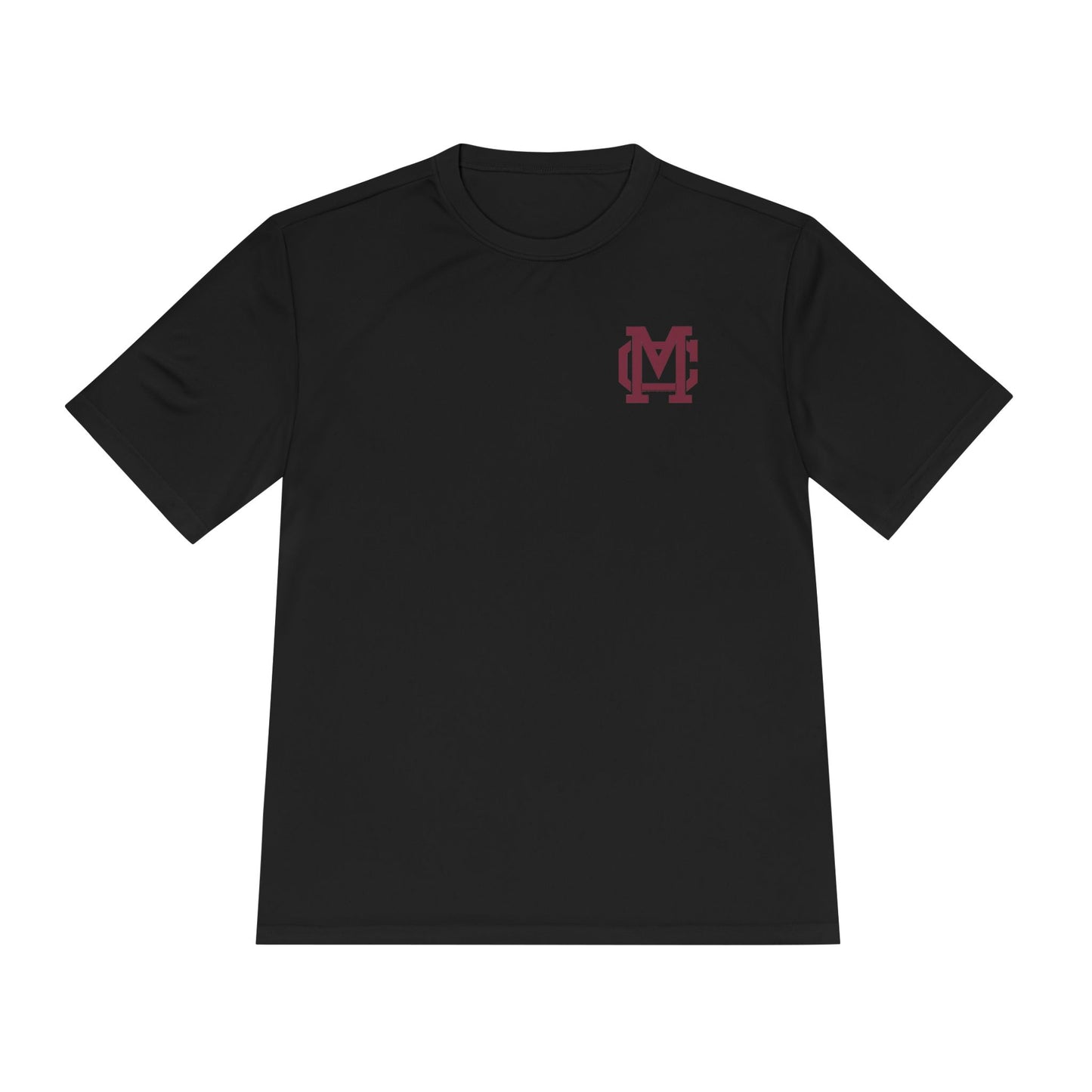 Moisture-Wicking Performance Tee with Maroon MC Chest Logo