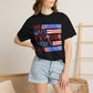 COMFORT COLORS - She Loves Jesus and America Too T-Shirt — Patriotic Christian Tee for Women (July 4th)
